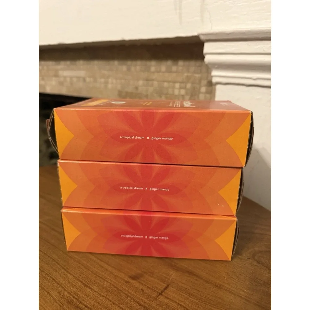 (3) New Method Paper Dryer Sheets - Ginger Mango - 80 Sheets Each Discontinued